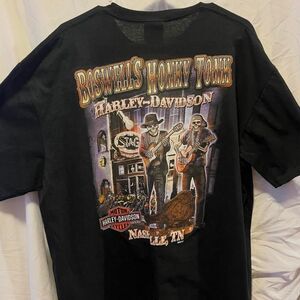 Nashville Harley-davidson Men's Black T-shirt